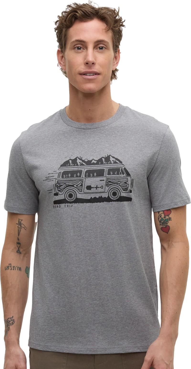 Road Trip T-Shirt - Mens - grey heather / meteorite black 1