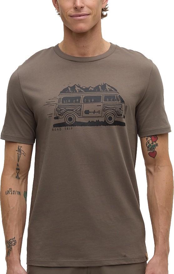 Road Trip T-Shirt - Mens - timber / meteorite black 1