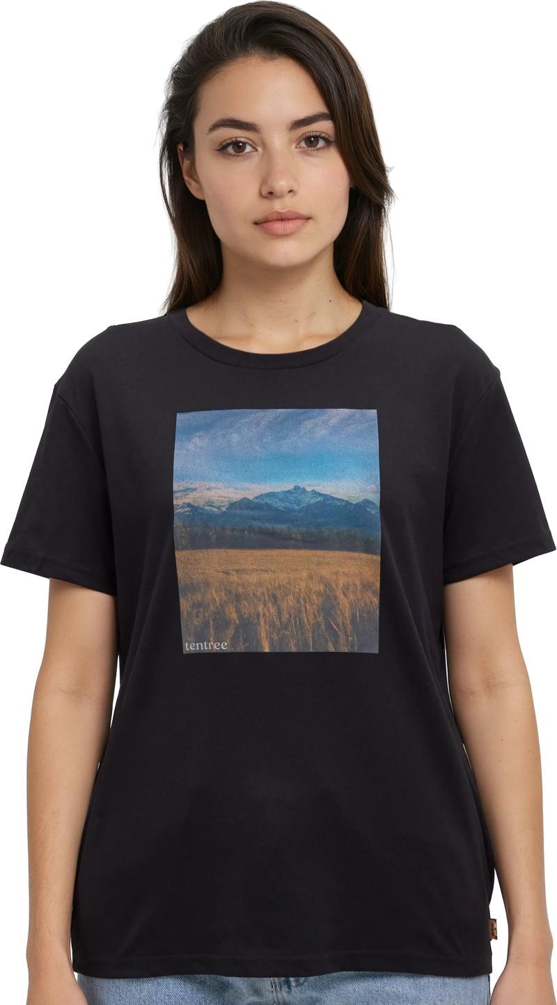Rolling Prairie T-Shirt - Womens - meteorite black / pale oak 1