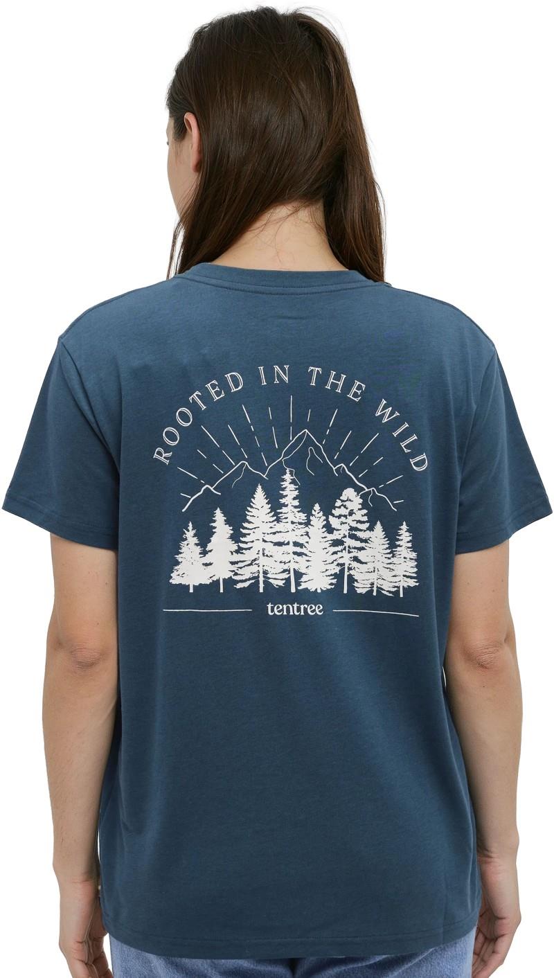 Rooted T-Shirt - Womens - pacific teal / white oak 1