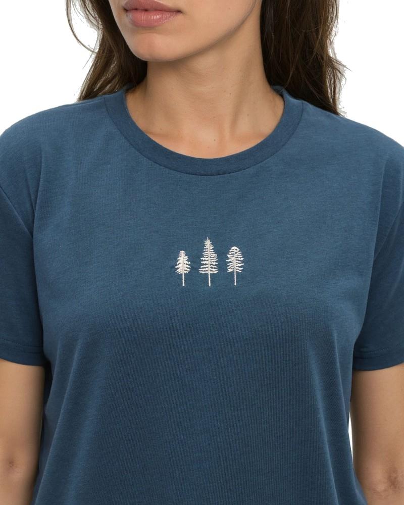 Rooted T-Shirt - Womens - pacific teal / white oak 1