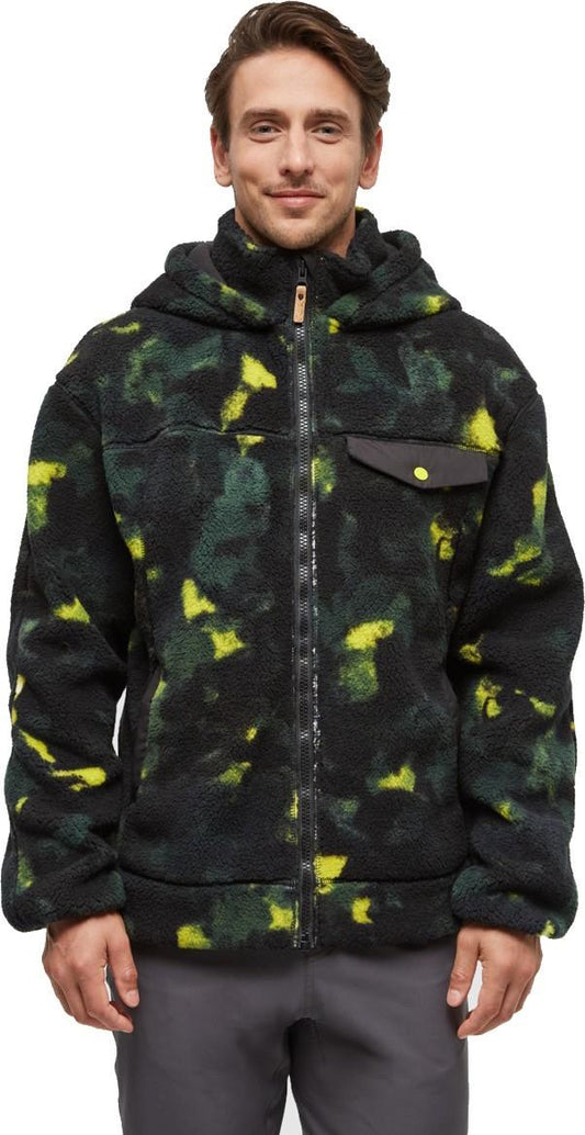 Sanford Full Zip - Mens - borealis print / meteorite black 1