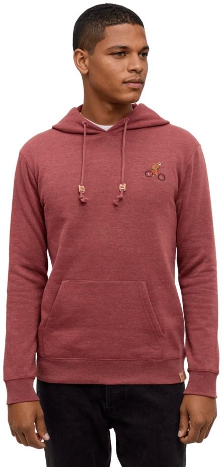 Sasquatch Hoodie - Mens - cottage red heather / mountain bike 1