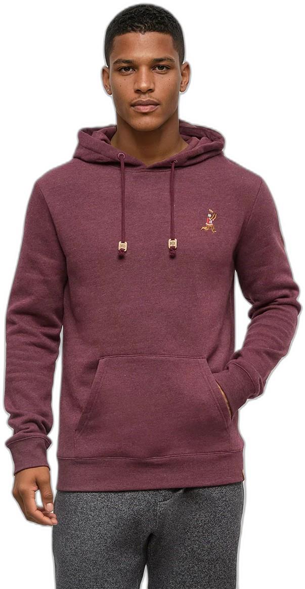 Sasquatch Hoodie - Mens - deep burgundy heather / football 1