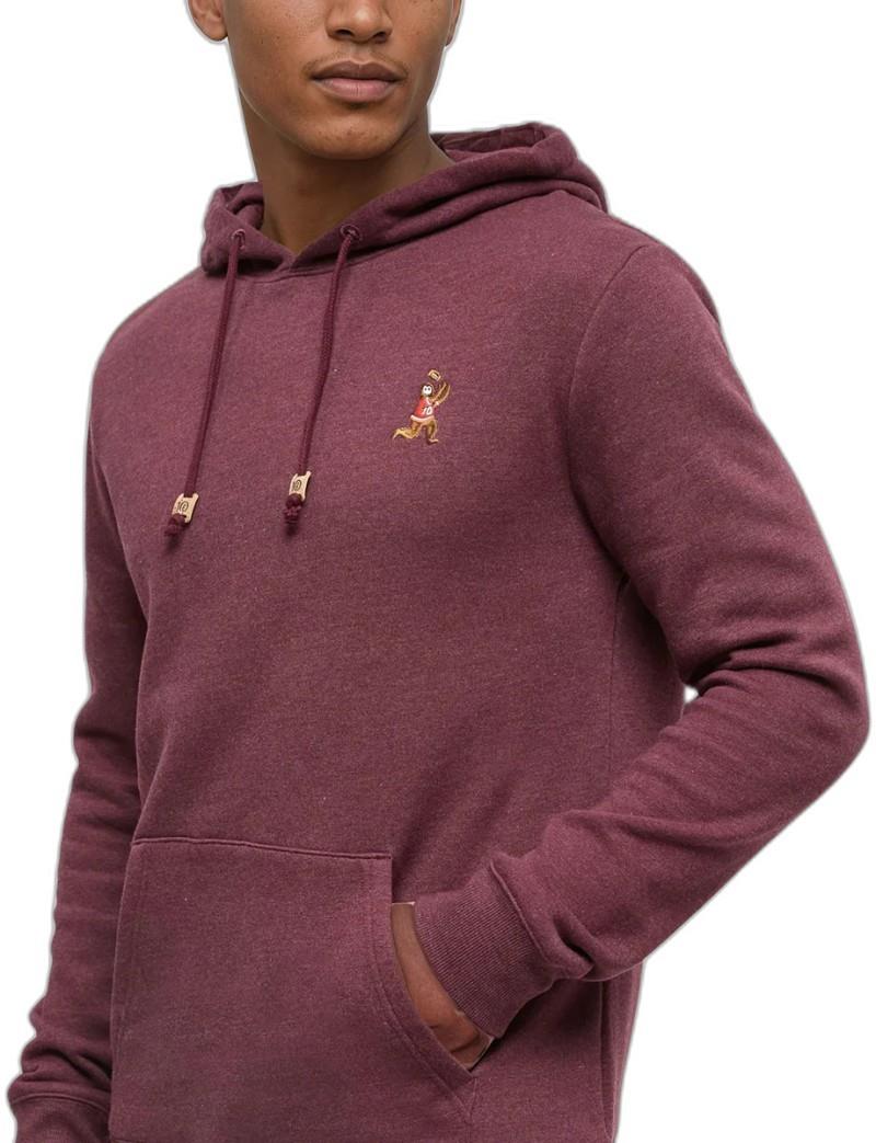 Sasquatch Hoodie - Mens - deep burgundy heather / football 1