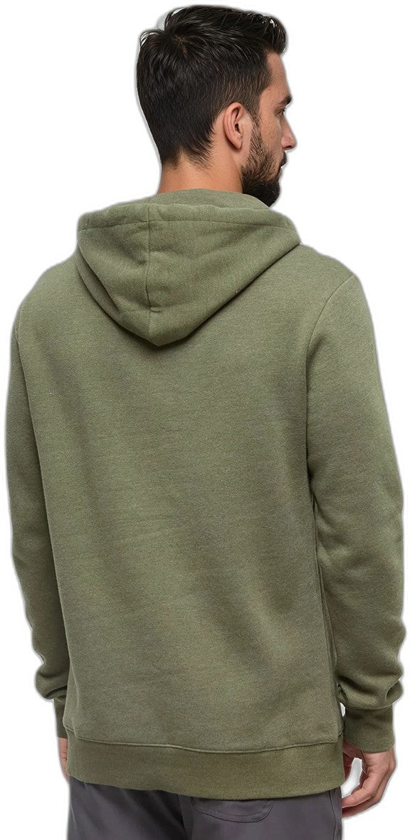 Sasquatch Hoodie - Mens - deep olive heather / football 1