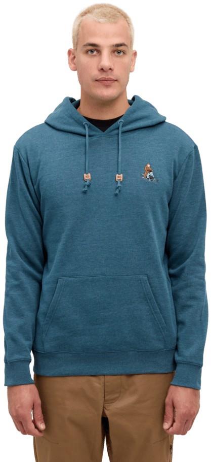 Sasquatch Hoodie - Mens - pacific teal heather / snowmobile 1