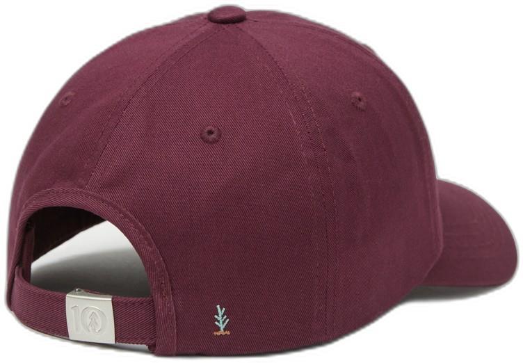 Sasquatch Peak Hat - deep burgundy / football 1