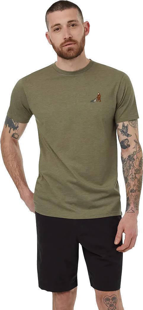 Sasquatch T-Shirt - Mens - Deep Lichen Green Heather / Rubber 1