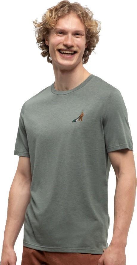 Sasquatch T-Shirt - Mens - agave green heather / lawnmower 1