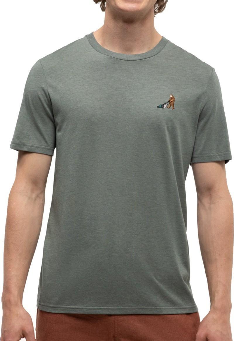 Sasquatch T-Shirt - Mens - agave green heather / lawnmower 1