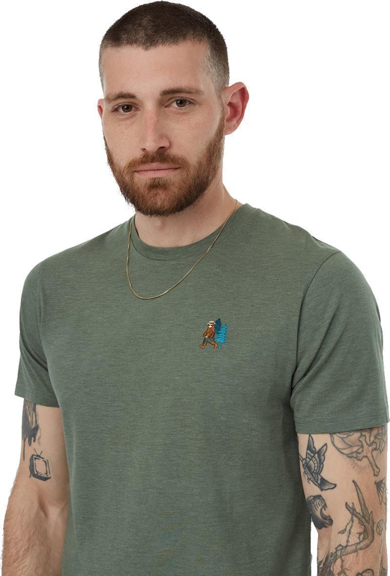 Sasquatch T-Shirt - Mens - dark sage heather / rubber 1