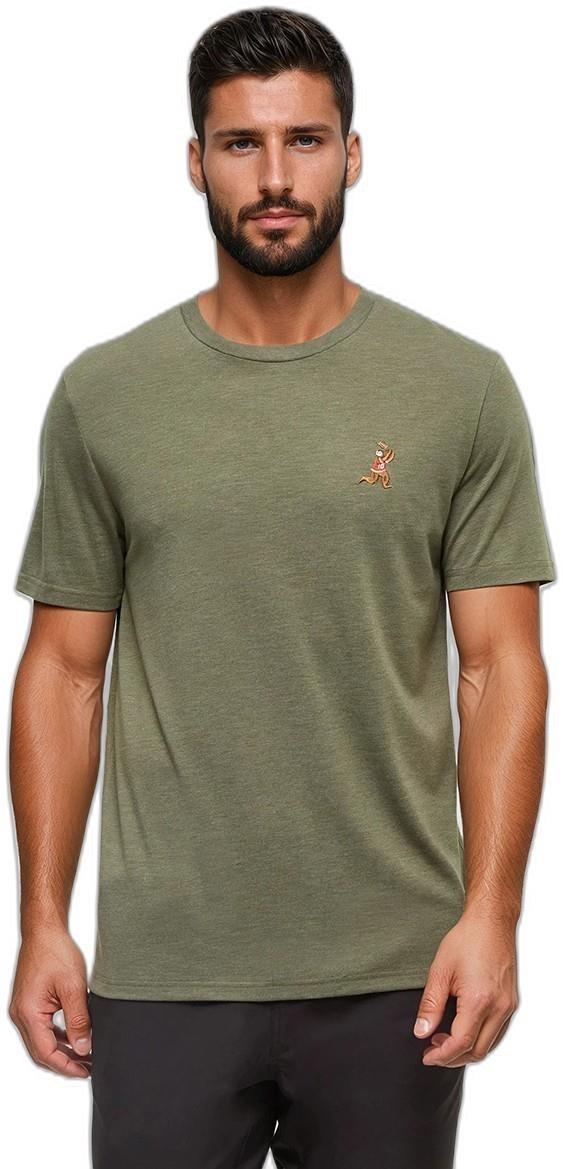 Sasquatch T-Shirt - Mens - deep olive heather / football 1