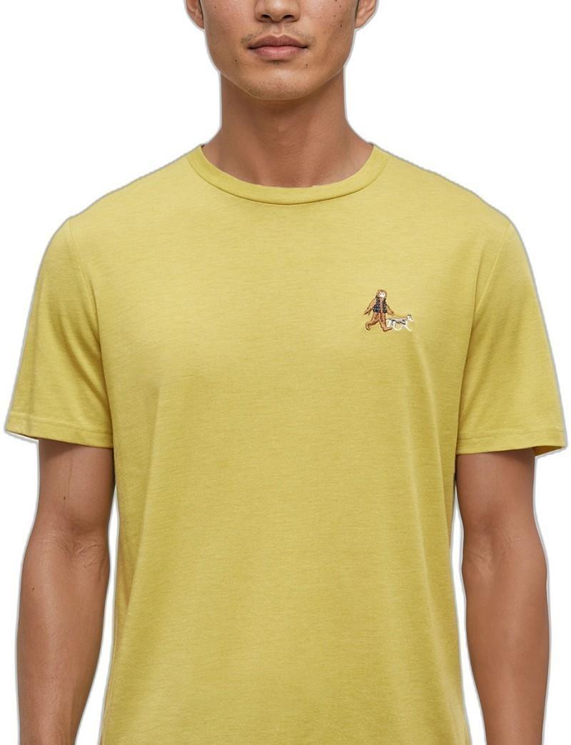 Sasquatch T-Shirt - Mens - dusk yellow heather / fishing 1