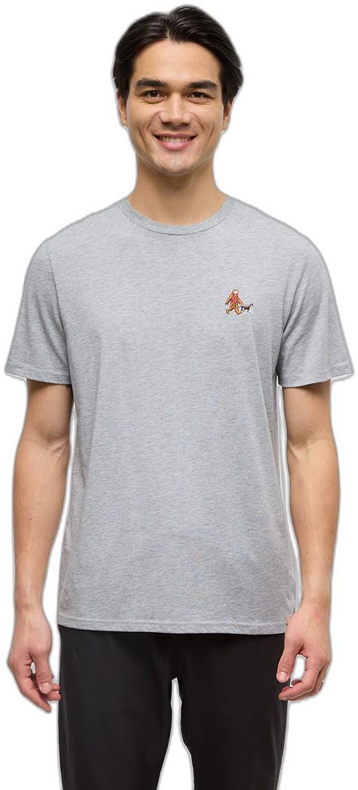 Sasquatch T-Shirt - Mens - harbour grey heather / dog walk / crimson 1
