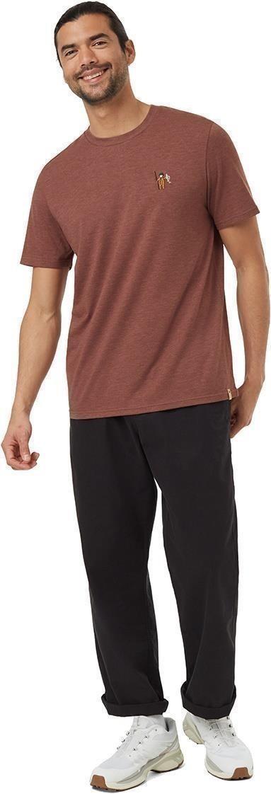 Sasquatch T-Shirt - Mens - mesa red heather / fishing 1