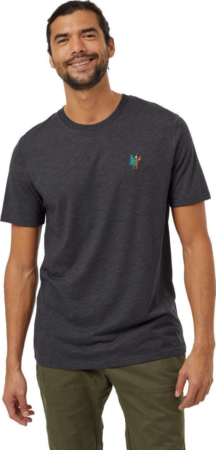 Sasquatch T-Shirt - Mens - meteorite black heather / tree 1