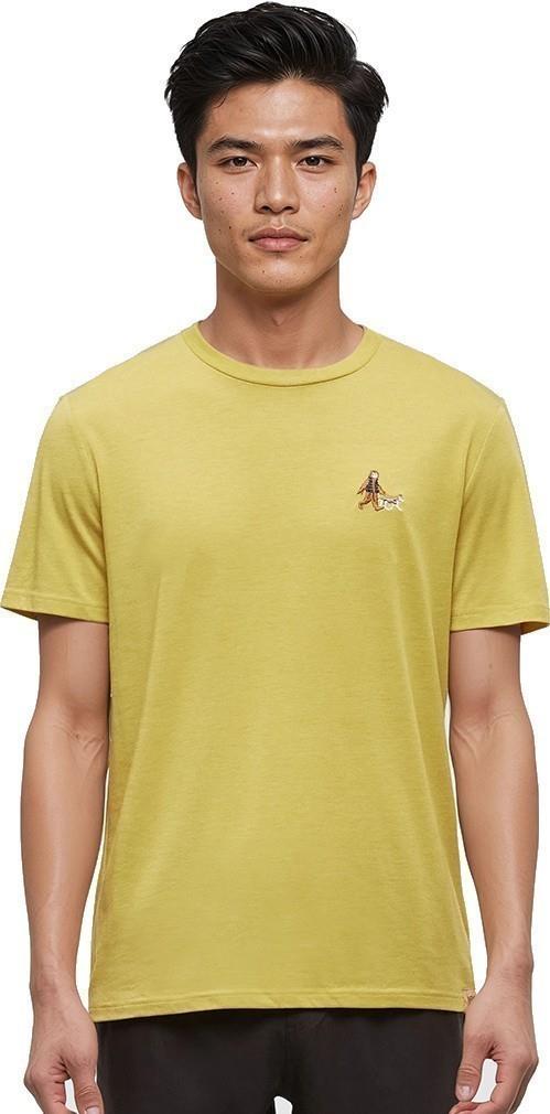 Sasquatch T-Shirt - Mens - rustic yellow heather / dog walk / midnight blue 1