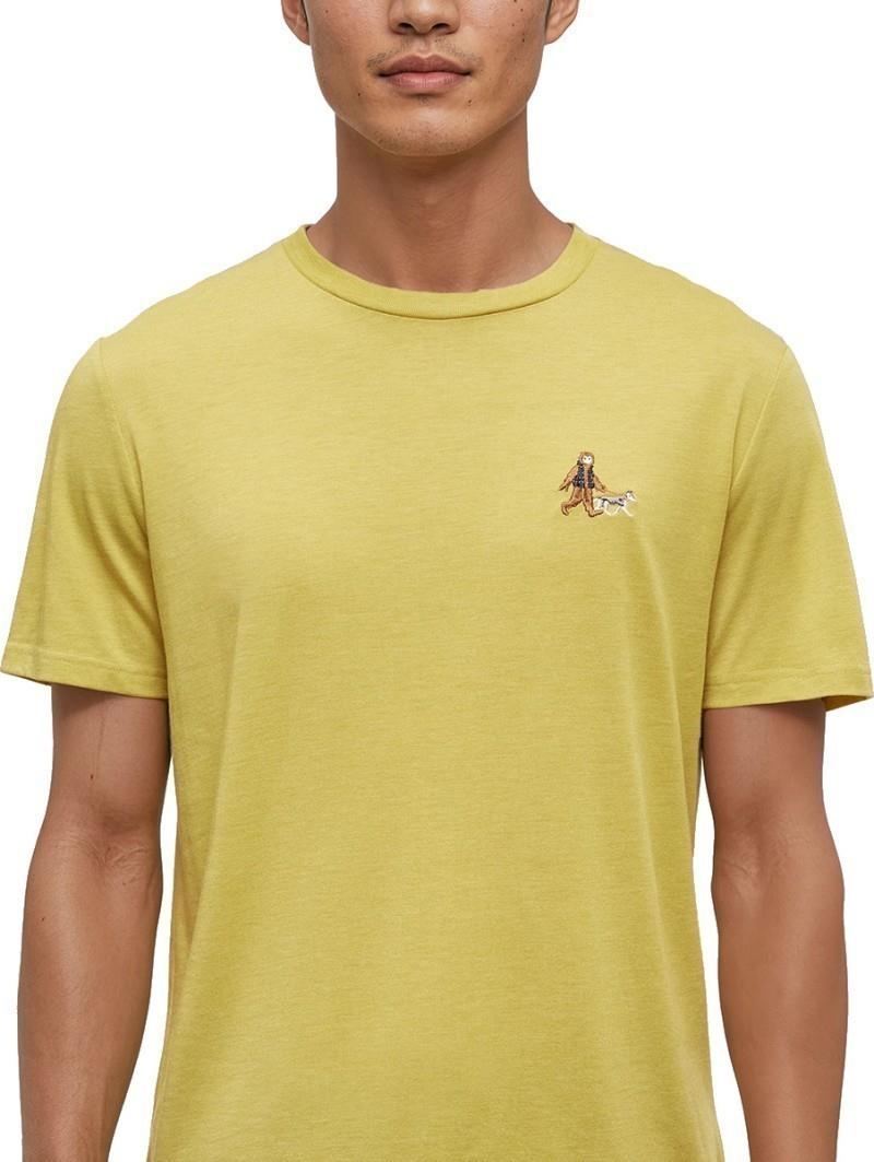 Sasquatch T-Shirt - Mens - rustic yellow heather / dog walk / midnight blue 1