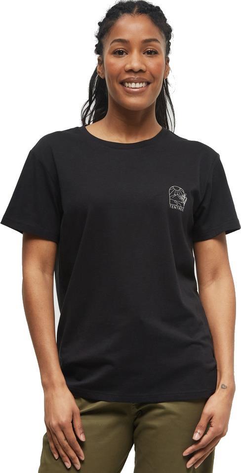 Scenic Arch T-Shirt - Womens - meteorite black / vintage white 1