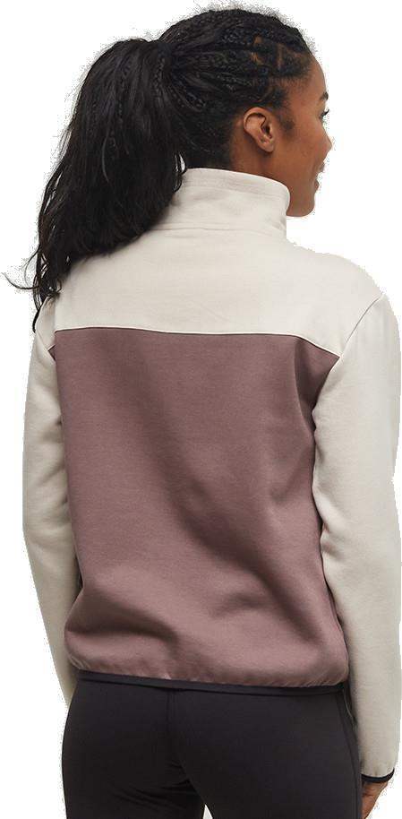 SeaFleece Contrast Full Zip - Womens - Elkwood / Pale Oak / Meteorite Black 2