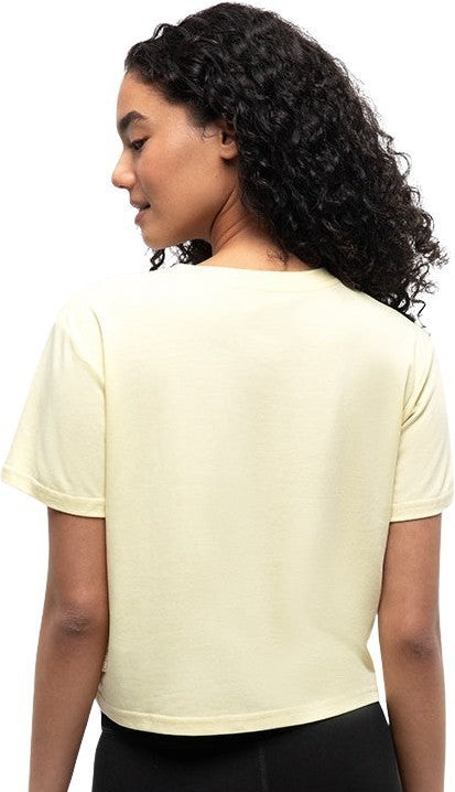 Seaforestation Crop T-Shirt - Womens - sunray / sea blue 1
