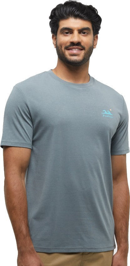Seaforestation T-Shirt - Mens - anchor grey / sea blue 1