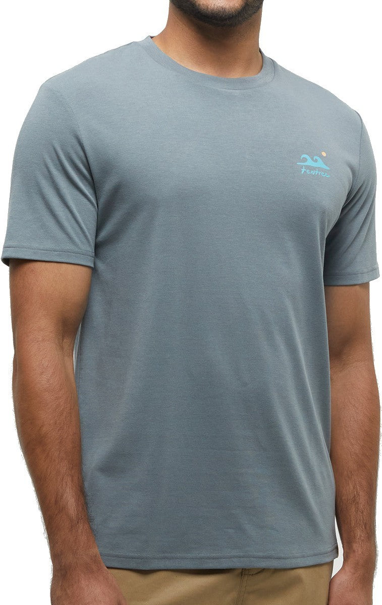 Seaforestation T-Shirt - Mens - anchor grey / sea blue 1