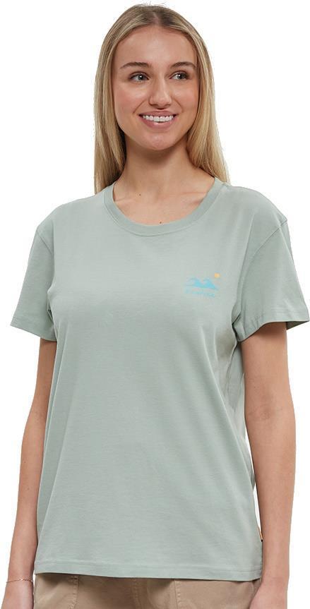 Seaforestation T-Shirt - Womens - oasis / sea blue 1