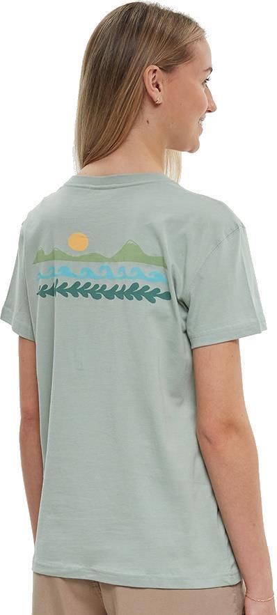 Seaforestation T-Shirt - Womens - oasis / sea blue 1