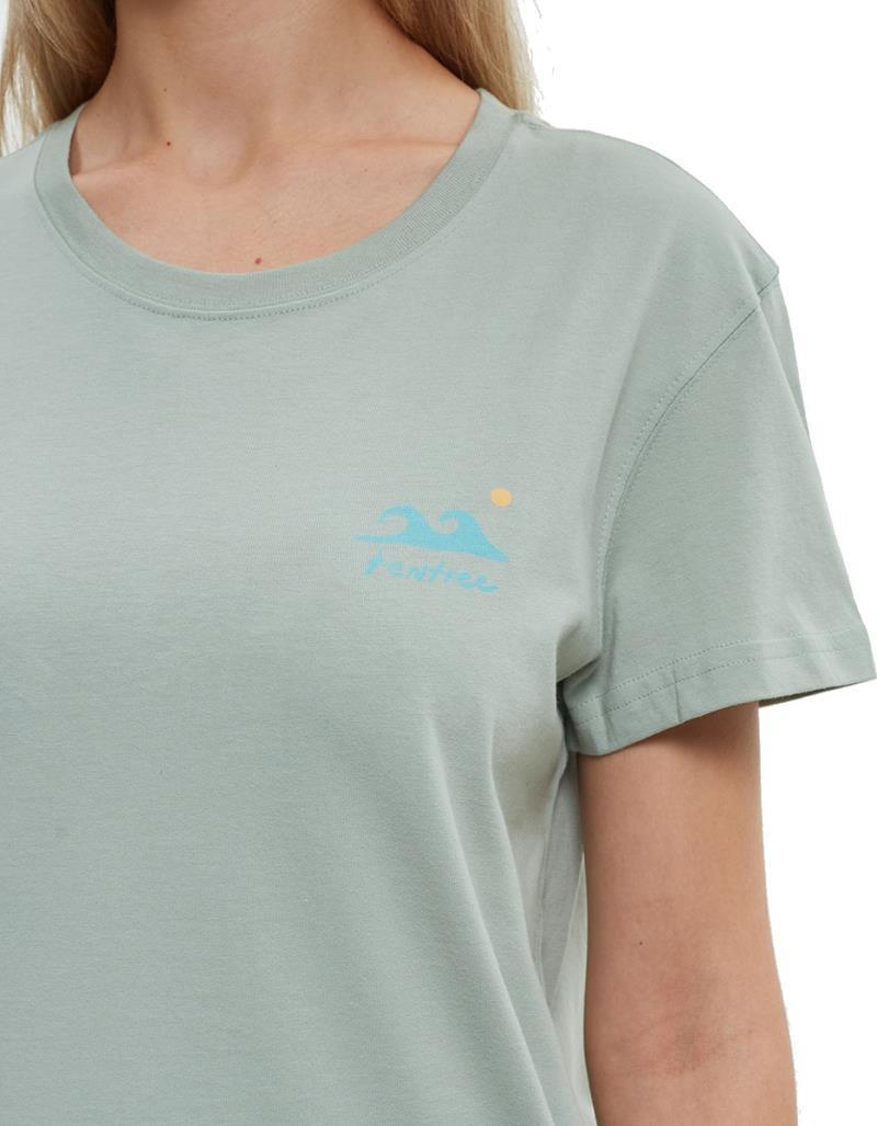 Seaforestation T-Shirt - Womens - oasis / sea blue 1