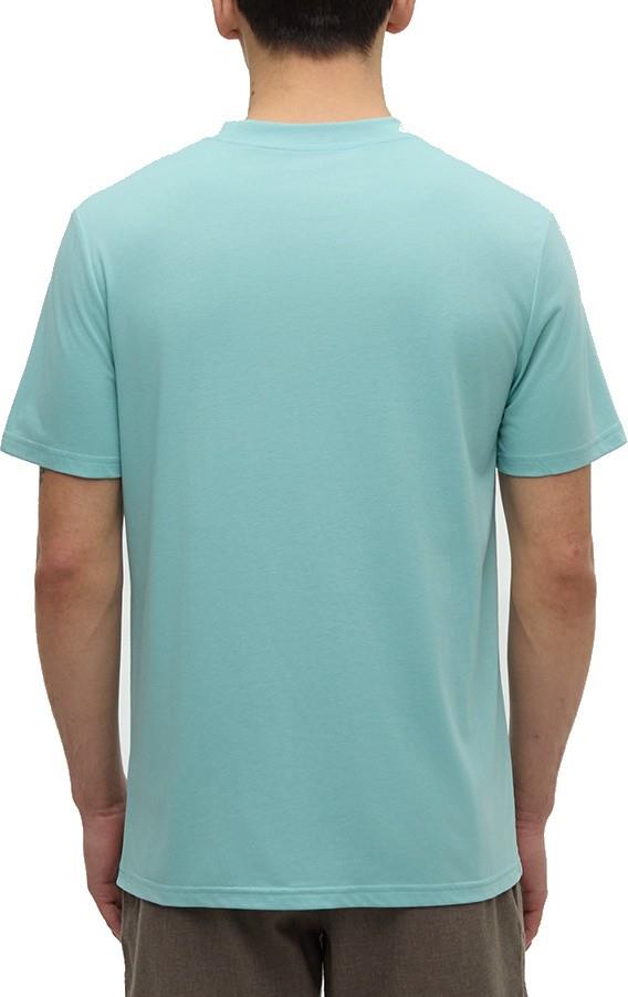 Serene Lake T-Shirt - Mens - turquoise sky / sunset 1