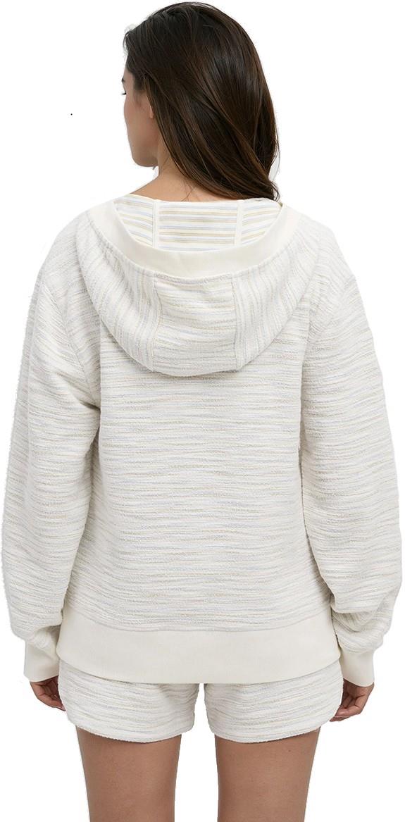 Shore Hoodie - Womens - cotton white flash stripe 1
