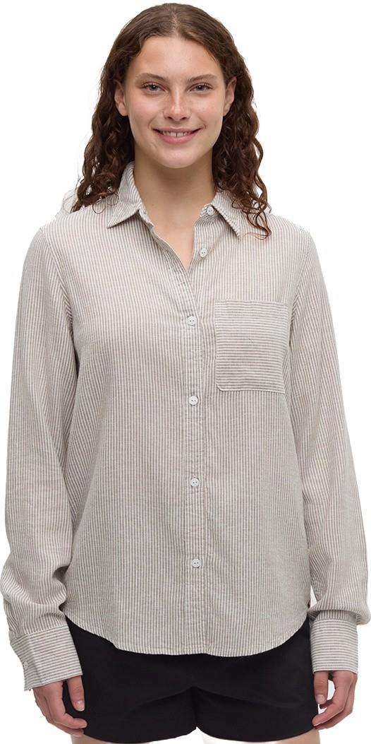 Sloan Shirt - Womens - clay / railroad stripe 1