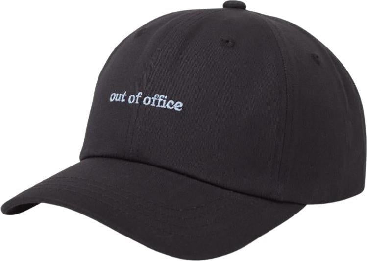 Slogan Peak Hat - meteorite black / out of office 1