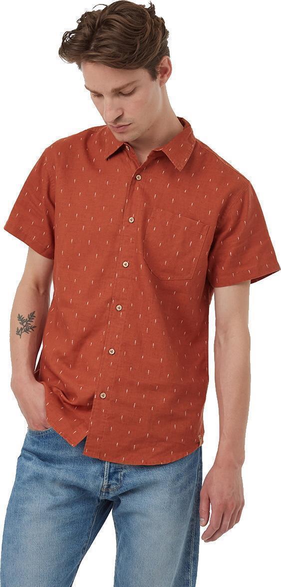 Small Tree Mancos SS Shirt - Mens - Baked Clay / Oatmeal 1