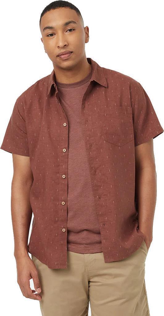 Small Tree Mancos SS Shirt - Mens - Mesa Red / Latte 1