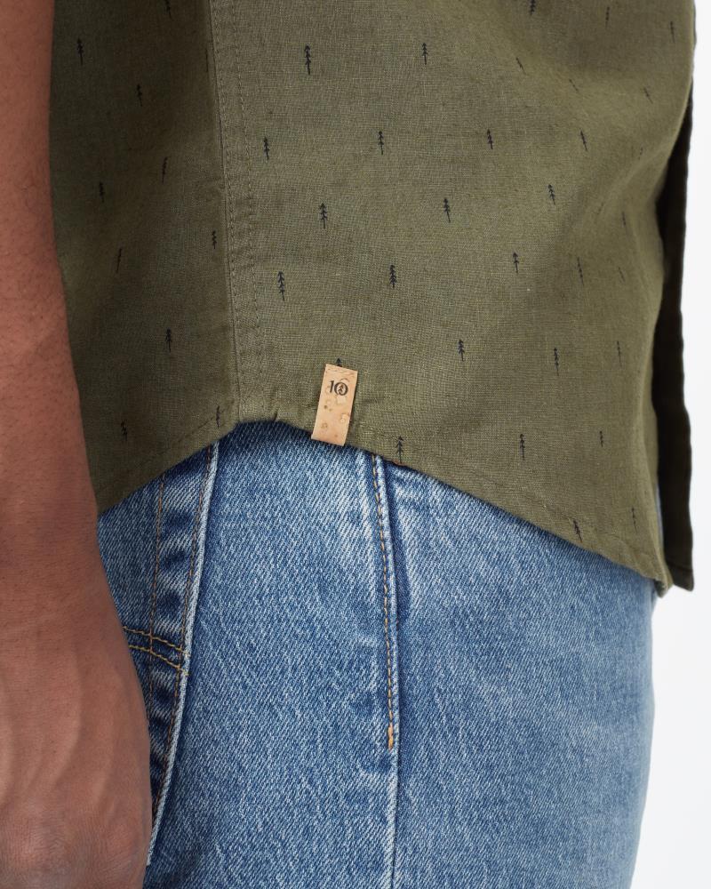 Small Tree Mancos SS Shirt - Mens - Olive Night Green 4