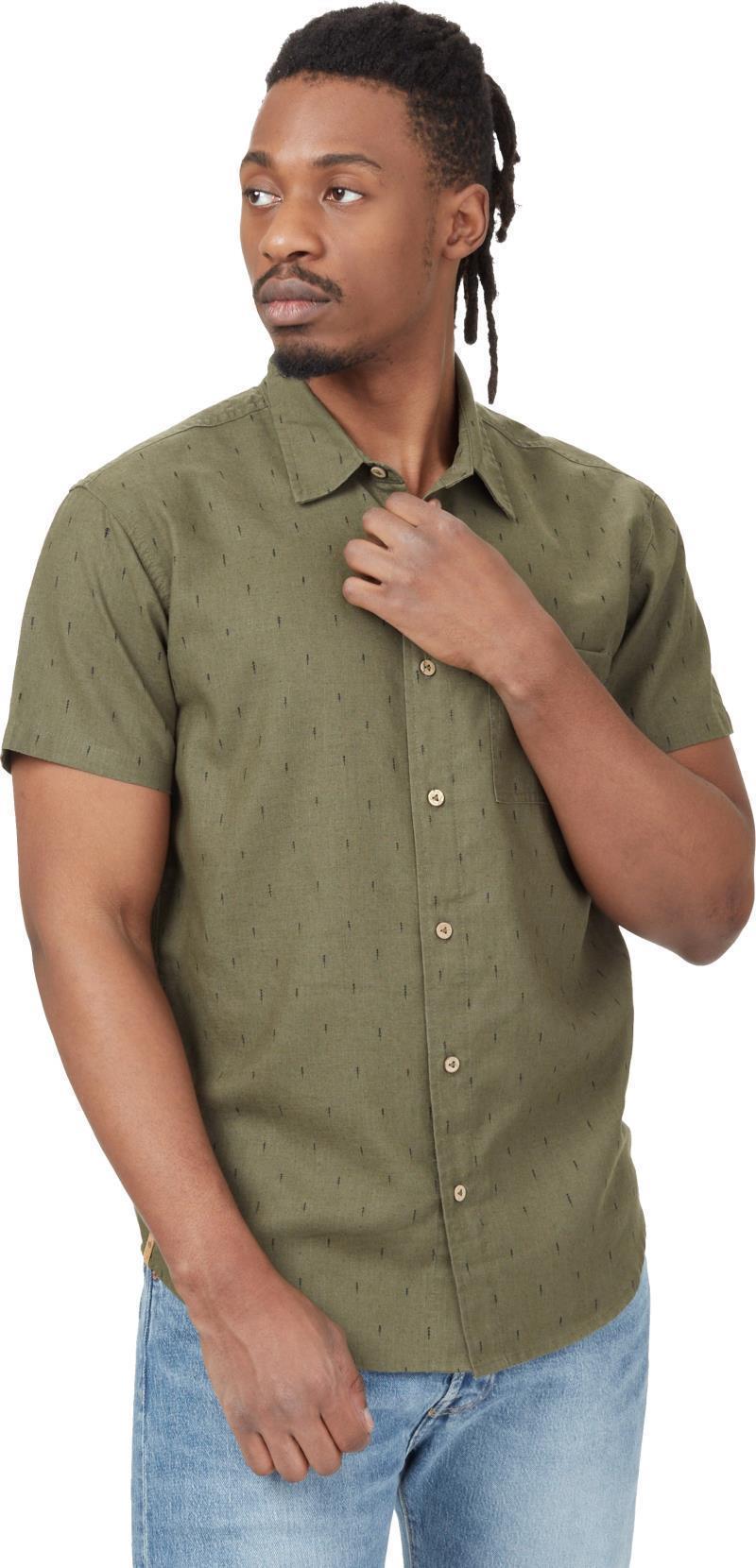 Small Tree Mancos SS Shirt - Mens - Olive Night Green 1