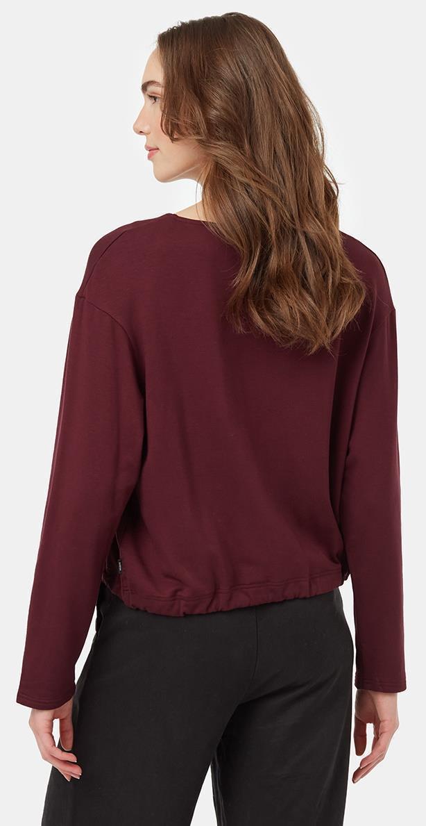 Soft EcoTerry Notch Neck - Womens - mulberry 1