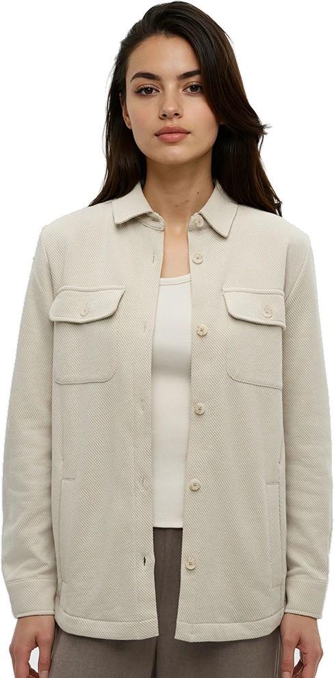 Somerset Shacket - Womens - sand stone multi stripe 1