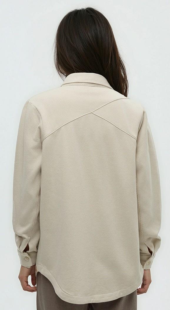 Somerset Shacket - Womens - sand stone multi stripe 1