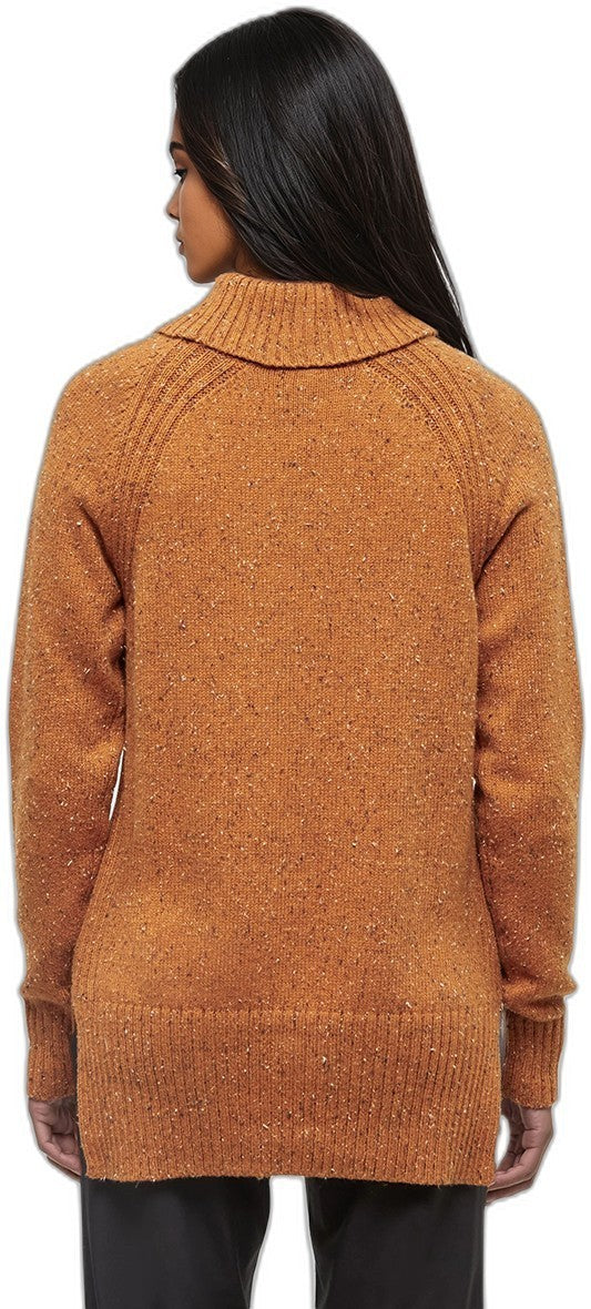 Spokane Nep Sweater - Womens - burnt caramel nep 1