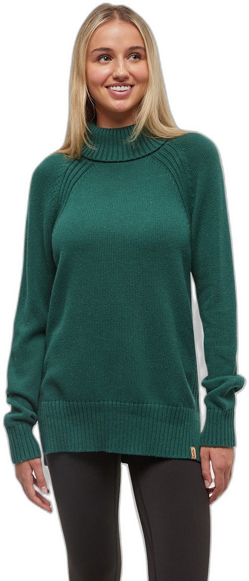 Spokane Sweater - Womens - forest pine heather 1