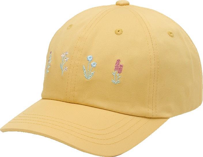Spring Flora Peak Hat - dusk yellow / rosewood 1