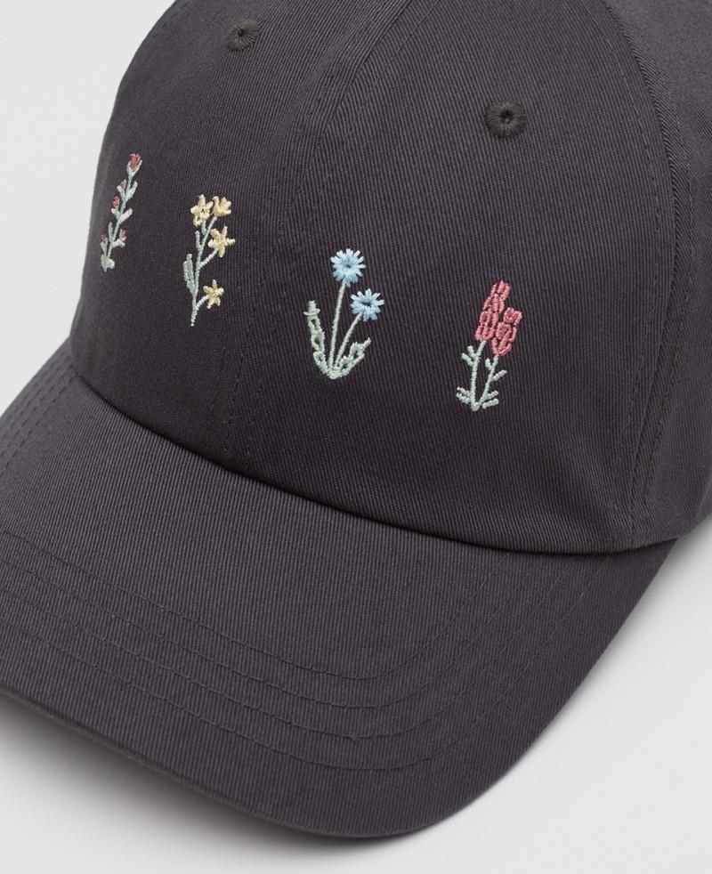 Spring Flora Peak Hat - graphite / light moss 1