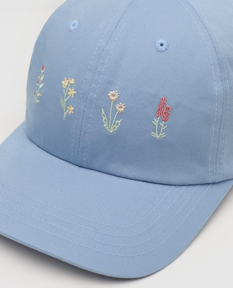 Spring Flora Peak Hat - lakeside blue / white oak 1