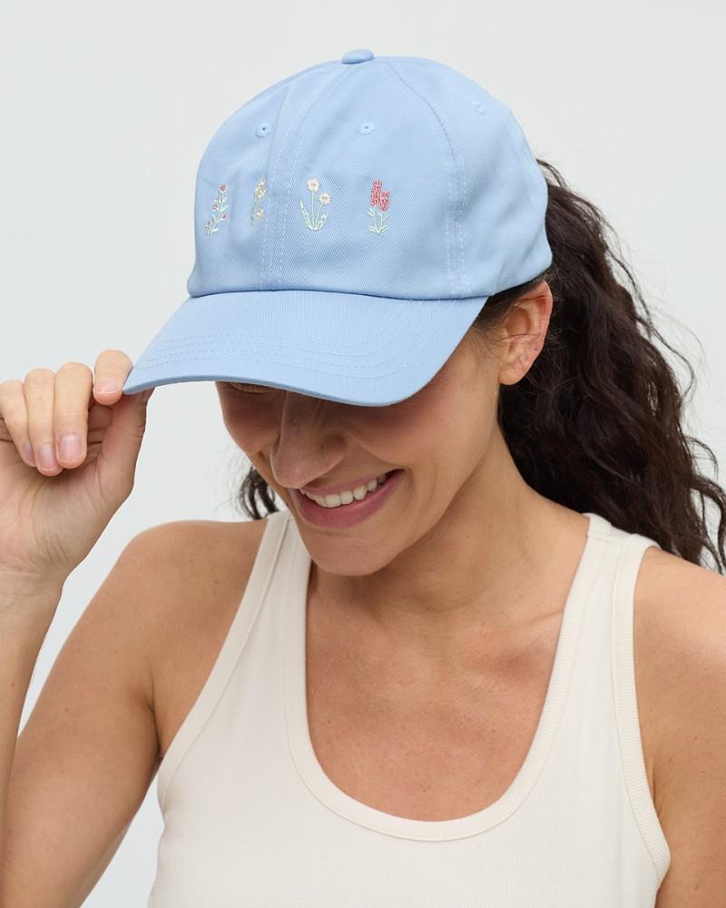 Spring Flora Peak Hat - lakeside blue / white oak 1