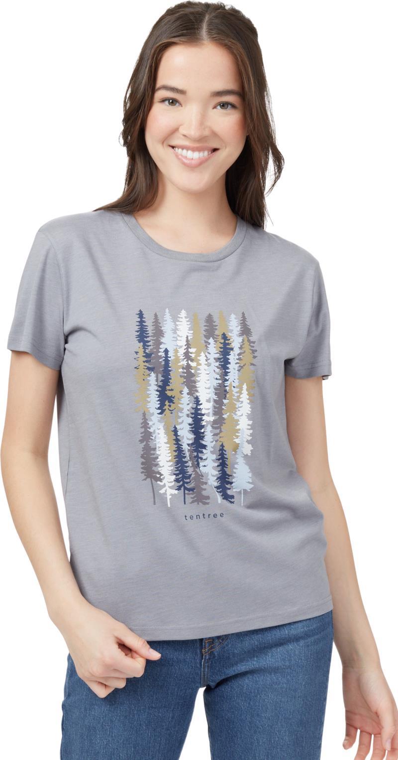 Spruced Up T-Shirt - Womens - grey heather 1