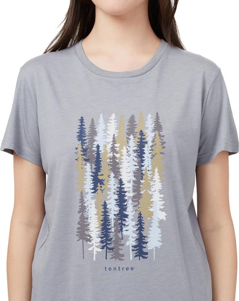 Spruced Up T-Shirt - Womens - grey heather 1